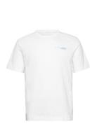 Printed T-Shirt Tops T-shirts Short-sleeved White Tom Tailor