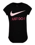 Nike Swoosh "Just Do It" Tee Sport T-shirts Short-sleeved Black Nike