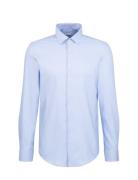 Cityhemden 1/1 Arm Tops Shirts Business Blue Seidensticker