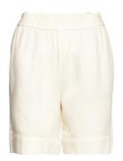 Linen Viscose Pull-On Shorts Bottoms Shorts Casual Shorts Cream GANT