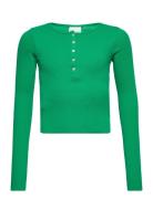 T-Shirt Long-Sleeve Tops T-shirts Long-sleeved T-shirts Green Sofie Sc...