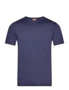 Mmgperry Crunch O-Ss Tee Tops T-shirts Short-sleeved Blue Mos Mosh Gal...