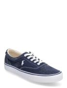 Keaton Washed Canvas Sneaker Matalavartiset Sneakerit Tennarit Blue Po...