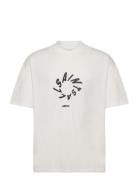 Halo Ss Crew Tops T-shirts Short-sleeved White AllSaints