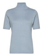 Lima Rullekrave Strik Tops Knitwear Turtleneck Blue Minus