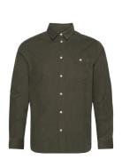 Regular Fit 26-Wales Corduroy Shir Tops Shirts Casual Green Knowledge ...