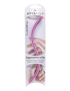 Stylfile Curved 3 In 1 S-Shape Nail File Kynsienhoitotarvikkeet Kynnet...