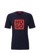 Daltor Designers T-shirts Short-sleeved Navy HUGO