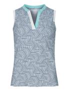 Abby Sleeveless Top Sport T-shirts & Tops Sleeveless Blue Röhnisch