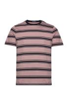 Stripe T-Shirt Tops T-shirts Short-sleeved Pink Fred Perry