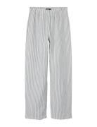 Nlfkaja Straight Pant Bottoms Trousers Grey LMTD