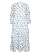 Lottann Dress Polvipituinen Mekko Blue Noa Noa