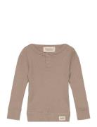 Tee Ls Tops T-shirts Long-sleeved T-shirts Brown MarMar Copenhagen