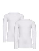 Basic T-Shirt Ls Tops T-shirts Long-sleeved T-shirts White Minymo