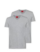 Hugo-V Designers T-shirts Short-sleeved Grey HUGO