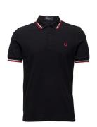 Twin Tipped Fp Shirt Tops Polos Short-sleeved Blue Fred Perry