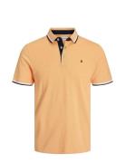 Jjepaulos Polo Ss Noos Tops Polos Short-sleeved Orange Jack & J S