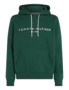 Tommy Logo Hoody Tops Sweat-shirts & Hoodies Hoodies Green Tommy Hilfi...