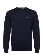 Classic C/N Jumper Tops Knitwear Round Necks Navy Fred Perry