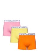Classic Stretch-Cotton Trunk 3-Pack Bokserit Yellow Polo Ralph Lauren ...