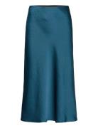 Yaspastella Hw Midi Skirt - Ca Polvipituinen Hame Blue YAS