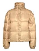 Bondi 2-In-1 Down Jacket Vuorillinen Takki Topattu Takki Beige NORR