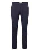Sdfrederic Bottoms Trousers Chinos Navy Solid
