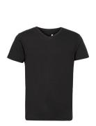 Jbs Of Dk V-Neck Tops T-shirts Short-sleeved Black JBS Of Denmark