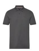 Pallas Tops Polos Short-sleeved Grey BOSS