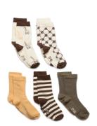 Socks W. Pattern Sukat Multi/patterned Minymo