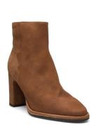 Ostro Shoes Boots Ankle Boots Ankle Boots With Heel Brown Wonders