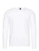 Long-Sleeved T-Shirt Regular Tops T-shirts Long-sleeved White Replay