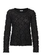 Elena Top Tops T-shirts & Tops Long-sleeved Black Ida Sjöstedt