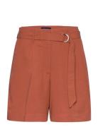 Relaxed Belted Shorts Bottoms Shorts Casual Shorts Brown GANT
