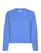 1985 Reg Mini Corp Logo C-Nk Ls Tops T-shirts & Tops Long-sleeved Blue...
