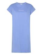 Mschalvidera Organic Small Logo Dress Polvipituinen Mekko Blue MSCH Co...