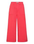 Lavre Gd Pant Bottoms Trousers Wide Leg Pink MOS MOSH