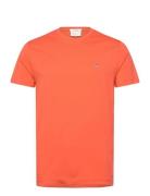 Slim Shield Ss T-Shirt Tops T-shirts Short-sleeved Orange GANT