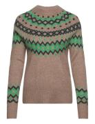 Fqmerla-Pullover Tops Knitwear Jumpers Beige FREE/QUENT