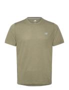 Athletics T-Shirt Sport T-shirts Short-sleeved Khaki Green New Balance