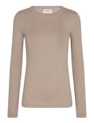 Bs Aurelie Regular Fit T-Shirt Tops T-shirts & Tops Long-sleeved Brown...