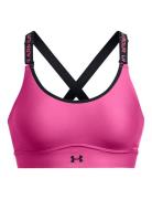 Ua Infinity Mid Bra Sport Bras & Tops Sports Bras - All Pink Under Arm...