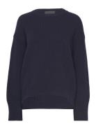 Lr-Perle Tops Knitwear Jumpers Navy Levete Room