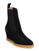 Booties - Wedge Shoes Boots Ankle Boots Ankle Boots With Heel Black AN...