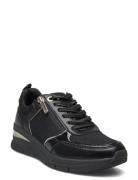 Women Lace-Up Matalavartiset Sneakerit Tennarit Black Tamaris