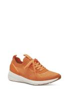 Women Lace-Up Matalavartiset Sneakerit Tennarit Orange Tamaris