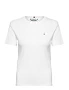 Slim Cody C-Nk Ss Tops T-shirts & Tops Short-sleeved White Tommy Hilfi...