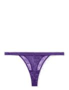 Mesh Thong Stringit Alusvaatteet Purple Understatement Underwear