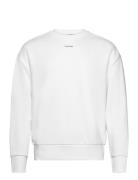 Nano Logo Cotton Modal Crew Tops Sweat-shirts & Hoodies Sweat-shirts W...