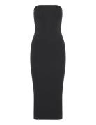 Super Stretch Tube Dress Polvipituinen Mekko Black Gina Tricot